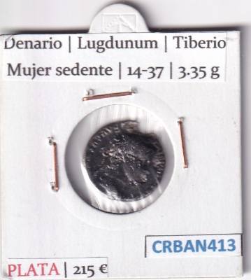 CRBAN413 MONEDA ROMANA DENARIO (VER DESCRIPCION EN FOTOS)