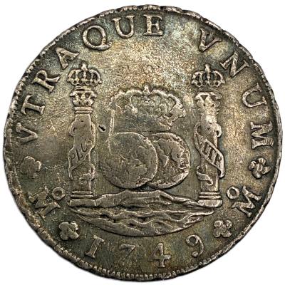 CRCAP114 MONEDA ESPAÑA COLUMNARIO 8 REALES 1794 FERNANDO VI