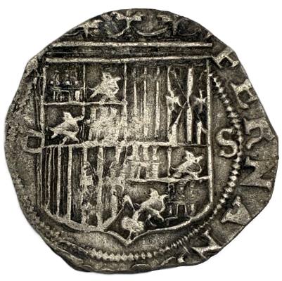 CRE7745 MONEDA ESPAÑA RRCC 1 REAL 1474-1504 SEVILLA PLATA