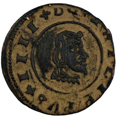 CRE6859 MONEDA ESPAÑA FELIPE IV 16 MARAVEDIS GRANADA