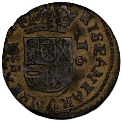 CRE6859 MONEDA ESPAÑA FELIPE IV 16 MARAVEDIS GRANADA