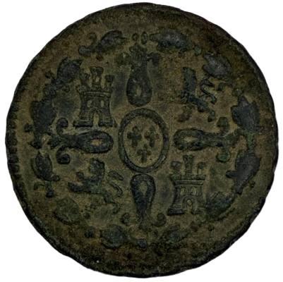 CRE7969 MONEDA ESPAÑA CARLOS IV 2 MARAVEDIS 1797 SEGOVIA