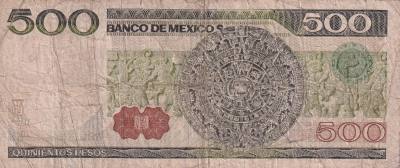 CRBX0762 BILLETE MEXICO 500 PESOS 1979 BC