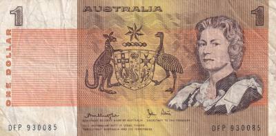 CRBX0715 BILLETE AUSTRALIA 1 DÓLAR BC