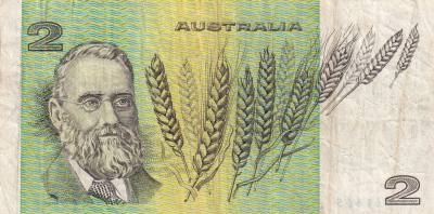 CRBX0717 BILLETE AUSTRALIA 2 DOLARES MBC