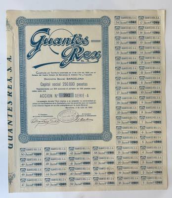 L065 ACCION ANTIGUA GUANTES REX VER FOTO