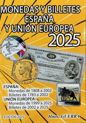 L075 NOVEDAD CATALOGO HERMANOS GUERRA 2025 MONEDAS Y BILLETES NUEVO