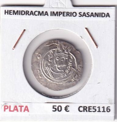 CRE5116 MONEDA HEMIDRACMA IMPERIO SASANIDA PLATA