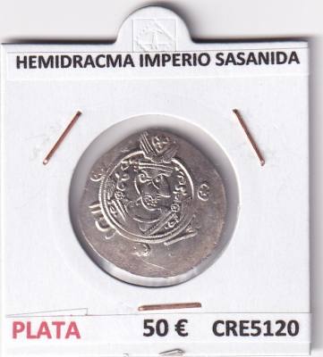 CRE5120 MONEDA HEMIDRACMA IMPERIO SASANIDA PLATA