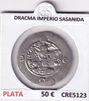 CRE5123 MONEDA DRACMA IMPERIO SASANIDA PLATA