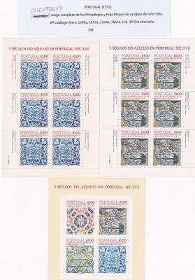 CRSEXT0657 SELLOS PORTUGAL  Juego completo de los Minipliegos VER FOTOS
