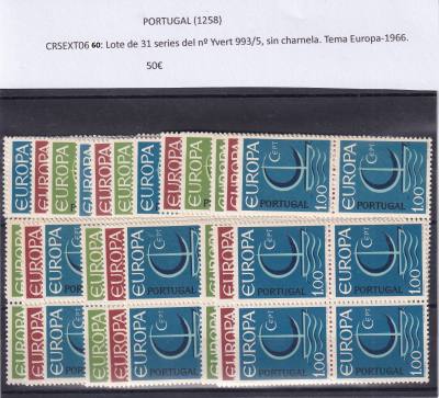 CRSEXT0660 SELLOS PORTUGALLote  48 series l nº Yvert 1150/52, sin charnela. 1972
