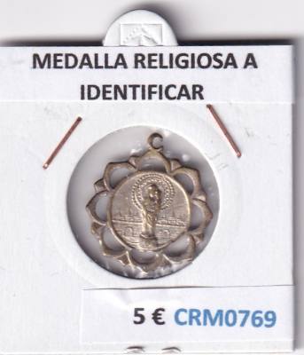 CRM0769 MEDALLA RELIGIOSA A IDENTIFICAR