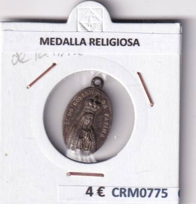 CRM0775 MEDALLA RELIGIOSA NS ROSARIO DE FATIMA