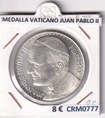 CRM0777 MEDALLA VATICANO JUAN PABLO II VIAJE A ESPAÑA