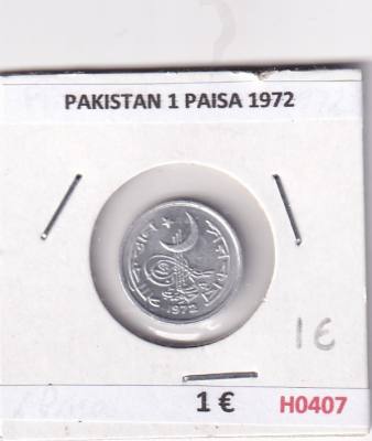H0407 MONEDA PAKISTAN 1 PAISA 1972