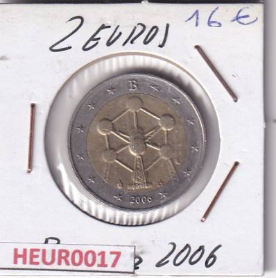HEUR0017 MONEDA BELGICA 2 EUROS 2006 
