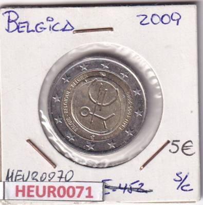 HEUR0071 MONEDA BELGICA 2 EUROS 2009 (Aniversario Euro)