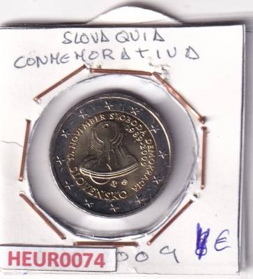 HEUR0074 MONEDA ESLOVAQUIA 2 EUROS 2009 (Lucha por la libertad)