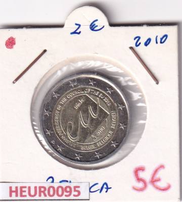 HEUR0095 MONEDA BELGICA 2 EUROS 2010