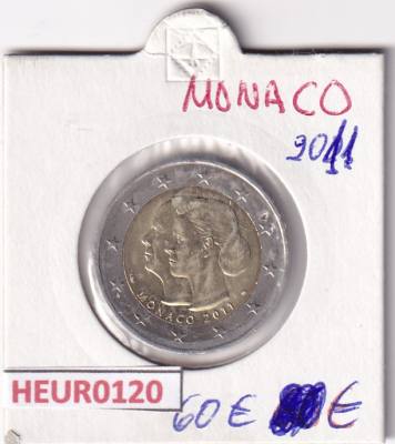 HEUR0120 MONEDA MONACO 2 EUROS 2011
