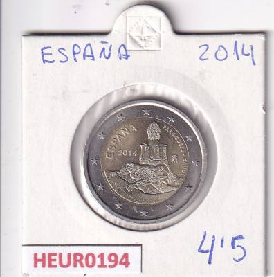 HEUR0194 MONEDA ESPAÑA 2 EUROS 2014 (Parque Guell)