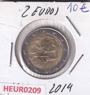 HEUR0209 MONEDA MALTA 2 EUROS 2014 (50 años independencia)