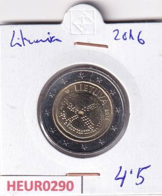 HEUR0290 MONEDA LITUANIA 2 EUROS 2016