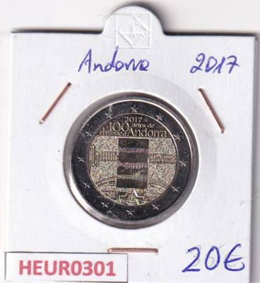 HEUR0301 MONEDA ANDORRA 2 EUROS 2017