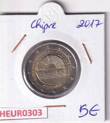 HEUR0303 MONEDA CHIPRE 2 EUROS 2017