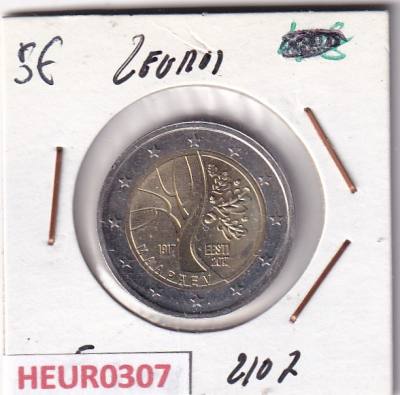 HEUR0307 MONEDA ESTONIA 2 EUROS 2017