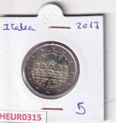 HEUR0315 MONEDA ITALIA 2 EUROS 2017 (San Marcos de Venecia)