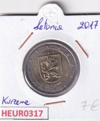 HEUR0317 MONEDA LETONIA 2 EUROS 2017 (Kurzeme)