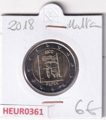 HEUR0361 MONEDA MALTA 2 EUROS 2018 (Patrimonio cultural)
