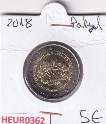 HEUR0362 MONEDA PORTUGAL 2 EUROS 2018 (Jardín botánico de Ajuda)