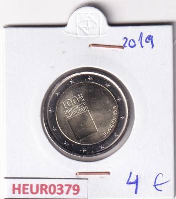 HEUR0379 MONEDA ESLOVENIA 2 EUROS 2019
