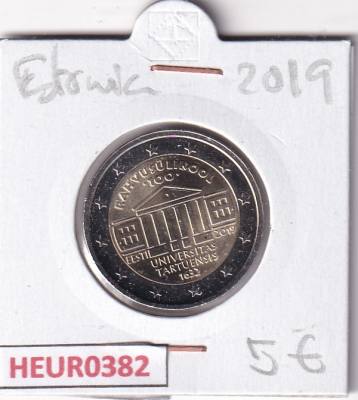 HEUR0382 MONEDA ESTONIA 2 EUROS 2019 (Lengua Estonia de Tartu)