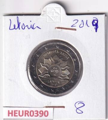 HEUR0390 MONEDA LETONIA 2 EUROS 2019
