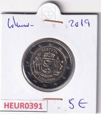 HEUR0391 MONEDA LITUANIA 2 EUROS 2019 (Samogitia)