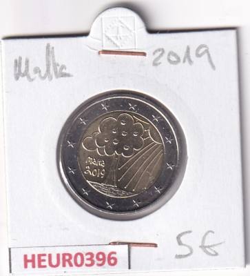 HEUR0396 MONEDA MALTA 2 EUROS 2019 (Naturaleza)