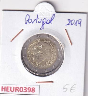 HEUR0398 MONEDA PORTUGAL 2 EUROS 2019 (Magallanes)