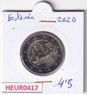 HEUR0417 MONEDA ESTONIA 2 EUROS 2020 (Exposición antártica)