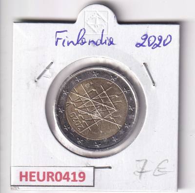 HEUR0419 MONEDA FINLANDIA 2 EUROS 2020 (Universidad de Turku)