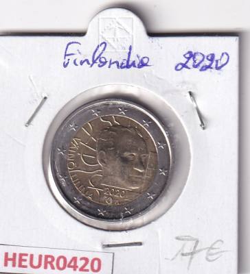 HEUR0420 MONEDA FINLANDIA 2 EUROS 2020 (Väinó Linna)