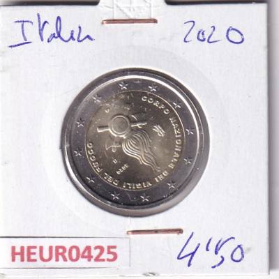 HEUR0425 MONEDA ITALIA 2 EUROS 2020 (Cuerpo nacional de bomberos)
