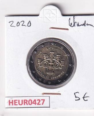 HEUR0427 MONEDA LETONIA 2 EUROS 2020 