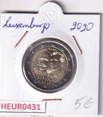 HEUR0431 MONEDA LUXEMBURGO 2 EUROS 2020 (Príncipe Enrique)