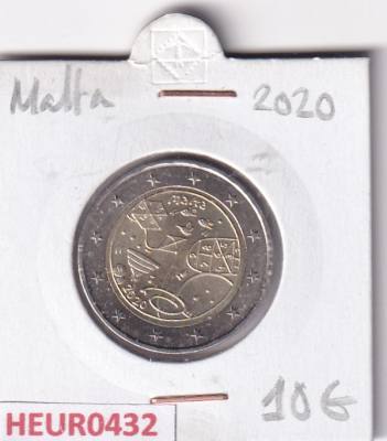 HEUR0432 MONEDA MALTA 2 EUROS 2020 (Juegos)