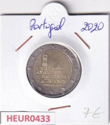 HEUR0433 MONEDA PORTUGAL 2 EUROS 2020 (Universidad Coimbra)