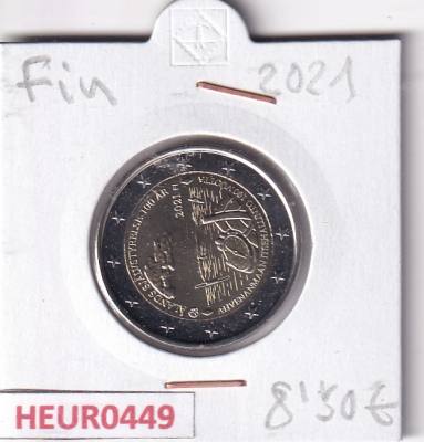 HEUR0449 MONEDA FINLANDIA 2 EUROS 2021 (Autonomía de Aland)